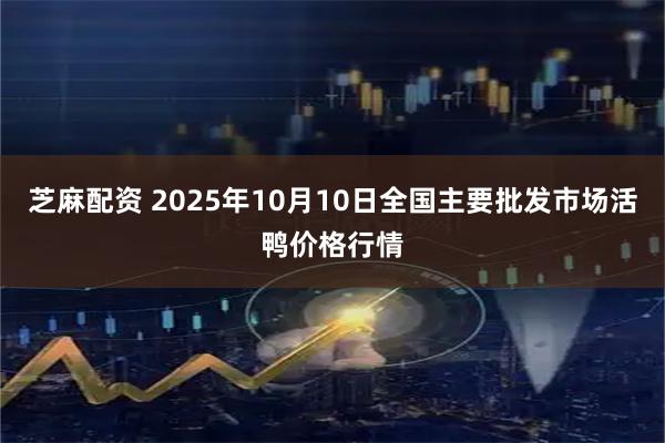 芝麻配资 2025年10月10日全国主要批发市场活鸭价格行情